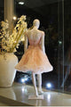 Lace Homecoming Dresses Beautiful Sparkly Short Prom Dress Party Dress OHM140