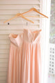 Cheap A-line Sweetheart Floor-length Sleeveless Chiffon Bridesmaid Dresses with Sash OHS108 | Cathyprom