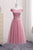 Sexy A Line Off-the-shoulder Sleeveless Tulle Long Bridesmaid Dresses with Appliques OHS120 | Cathyprom