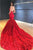 Trumpet/Mermaid Spaghetti Straps Chapel Train Sleeveless Backless Long Satin Prom Dress OHC137 | Cathyprom
