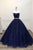 Ball Gown Sweetheart Sweep Train Sleeveless Sequins Long Tulle Prom Dress/Evening Dress OHC200 | Cathyprom