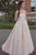 Chic A-line Strapless Floor Length Sleeveless Appliques Long Tulle Prom Dress/Evening Dress OHC229 | Cathyprom