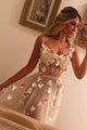 Beautiful Sexy A-line Floor-length Hand-Made Flower Long Prom Dress/Evening Dress OHC188 | Cathyprom