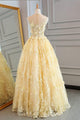 Sexy A-line Floor-length Scoop Neck Sleeveless Tulle Long Prom Dresses OHC183 | Cathyprom