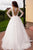 Sexy A Line Scoop Sweep Train Long Sleeves Tulle Bridal Gown Wedding Dresses Appliques OHD165 | Cathyprom