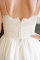 Sexy Spaghetti Straps Taffeta Sleeveless Beach Wedding Dresses Bridal Gown OHD128 | Cathyprom
