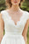 Simple V-neck Floor-length Chiffon Sleeveless Bridal Gown Wedding Dresses OHD135 | Cathyprom