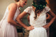 Sparkly Wedding Dresses Romantic A-line Sexy V-neck Beading Chiffon Bridal Gown OHD202