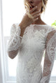 Beautiful Open Back Lace Backless Long Sleeve Wedding Dresses Bridal Gown OHD091 | Cathyprom