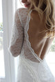 Beautiful Open Back Lace Backless Long Sleeve Wedding Dresses Bridal Gown OHD091 | Cathyprom