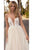  A-line Spaghetti Straps Floor Length Sleeveless Backless Romantic Tulle Bridal Gown Wedding Dresses OHD157 | Cathyprom