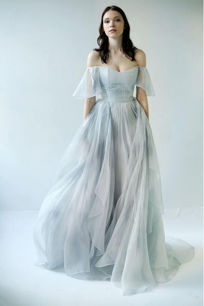 Fancy A-line Off Shoulder Chiffon Long Prom Dresses, Evening Dresses C cathyprom Fancy A-line Off Shoulder Chiffon Long Prom Dresses, Evening Dresses C cathyprom