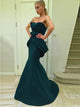 Mermaid Sweetheart Open Back Long Prom Dresses YZ211083
