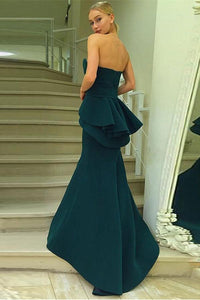 Mermaid Sweetheart Open Back Long Prom Dresses YZ211083