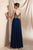 A Line Floor Length Sleeveless Appliques Long Chiffon Prom Dresses OHC532