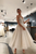 Elegant White A Line Strapless Long Prom Dress, Evening Dress SHK008