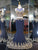 Sexy Two Piece Prom Dress Mermaid Unique Appliques with Beading Navy Prom/Evening Dress SM7716|CathyProm