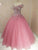 Cap Sleeve Ball Gown Amazing Beaded Blush Prom Dress 2019 Floor Length Prom Dress,Evening Dress SM7717|CathyProm
