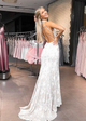 Sexy A-Line Lace Long Prom With Split, Evening Dress YZ211081
