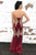 Sexy Burgundy Tulle Strapless Sleeveless Long Lace Up Multi-layered Evening Dress Prom Dresses OHC407 | Cathyprom