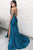 Sexy Halter Mermaid Side-Slit Prom Dress With Sequins, Evening Dress YZ211080