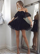 A-Line Sweetheart Off The Shoulder Backless Short Prom Dress YZ211001