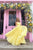 A-line Tulle Yellow Long Prom Dress With Lace, Evening  Dress CMS211154