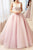 Stunning A Line Pink Tulle See Through Long Sweet Prom Dress Long Lace Top Evening Dress OHC491 | Cathyprom