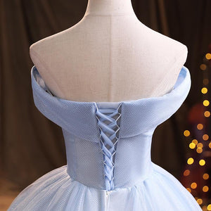 Shiny A-Line Sweetheart Lace Tulle Long Prom Dress With Appliques, Evening Dress CMS211127