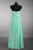 Simple A-line Sweetheart Ruched Chiffon Mint Long Prom Dress Z25