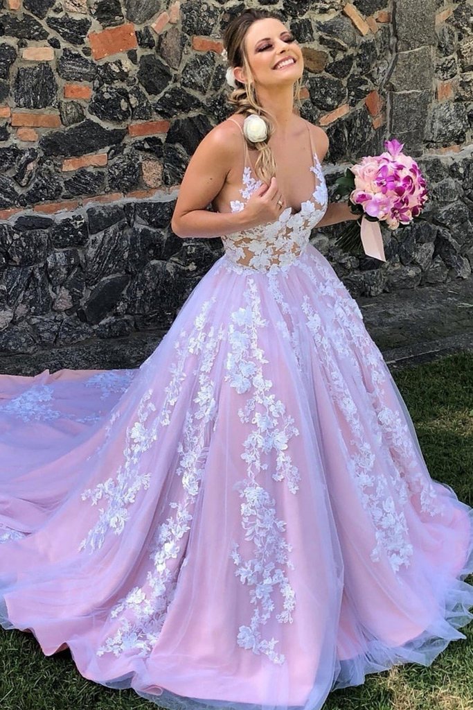 Gorgeous V Neck Backless White Lace Long Prom Dress, Evening Dress CMS cathyprom Gorgeous V Neck Backless White Lace Long Prom Dress, Evening Dress CMS cathyprom
