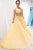 Sparkly A-line V neck Floor Length Sleeveless Tulle Long Prom Dresses Formal Dresses OHC112 | Cathyprom