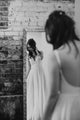 Sexy Spaghetti Straps Simple Wedding Dress V Neck Chiffon Beach Wedding Gown Backless YRL116|Cathyprom