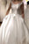 Elegant White Satin Round Neck Sleeveless Long A Line Prom Dress Formal Dress OHC388 | Cathyprom