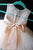 A-Line Tulle Beads Appliques Scoop Button Cap Sleeve Flower Girl Dresses OHR022 | Cathyprom