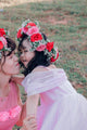 Cute A-line Off-shoulder Floor Length Tulle Sleeveless Flower Girl Dresses OHR037 | Cathyprom